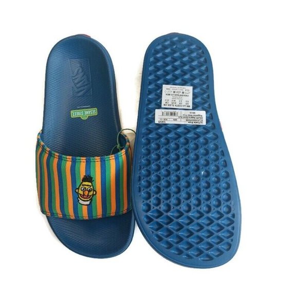 VANS X Sesame Street Ernie and Bert La Costa Slide On Sandal Mens Size 5 Slide - Picture 9 of 10